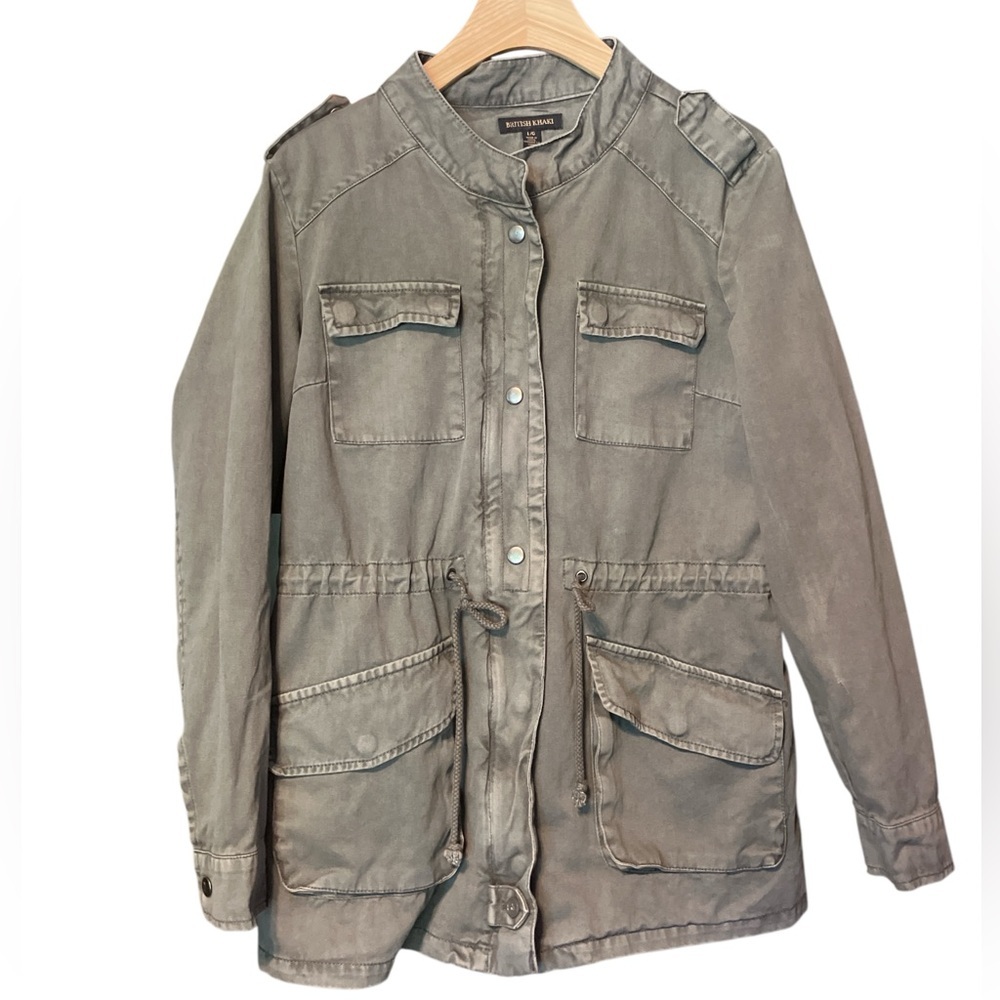 British Khaki Safari Jacket L - Picture 5 of 9